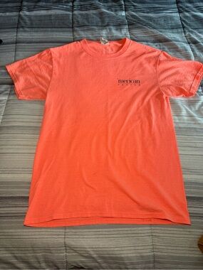 Fruit of the Loom Coral Crewneck Tee with Chest Logo